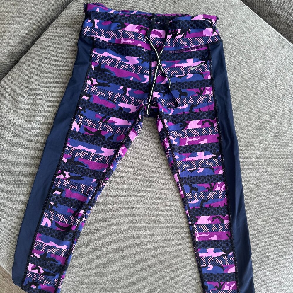 NIKE SPORTSWEAR HIGH WAIST LEGGINGS LARGE MULTI-COLOR